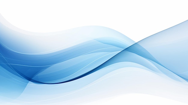 Foto de fundo de ondas azuis fundo de ondas azul para design AI Generado