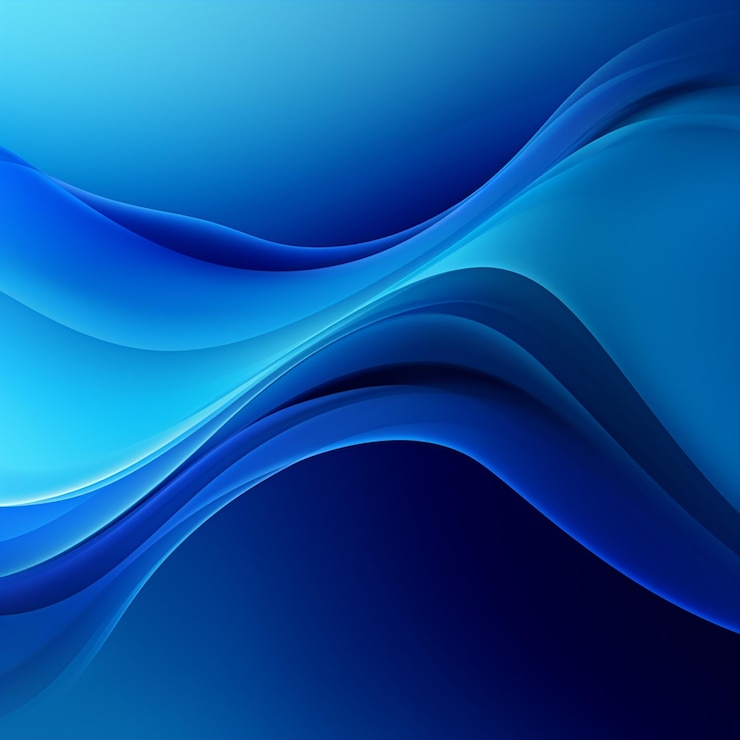 Foto foto de fundo de ondas azuis fundo de ondas azul para design ai generado