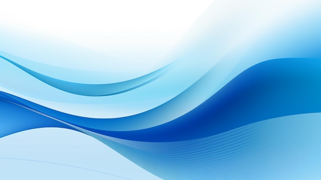 Foto de fundo de ondas azuis fundo de ondas azul para design AI Generado