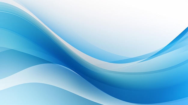 Foto de fundo de ondas azuis fundo de ondas azul para design AI Generado