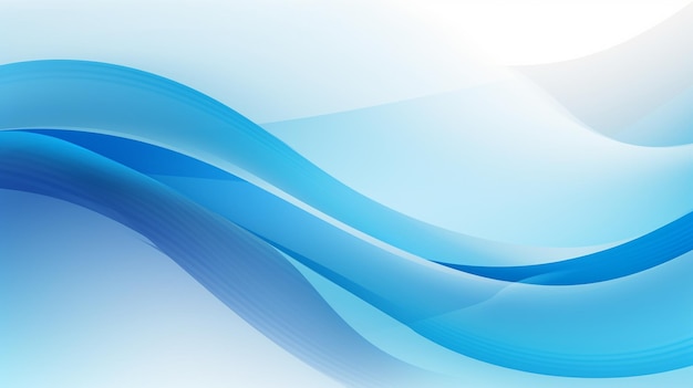 Foto de fundo de ondas azuis fundo de ondas azul para design AI Generado
