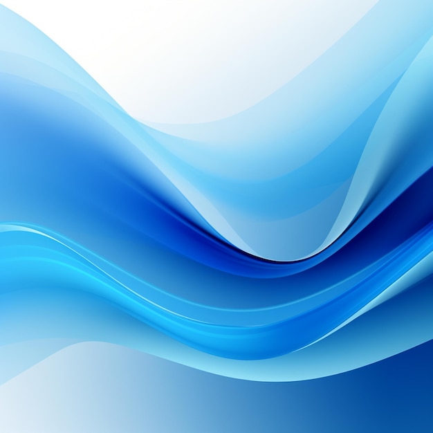 Foto de fundo de ondas azuis fundo de ondas azul para design AI Generado