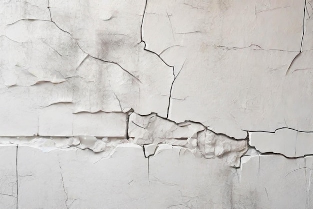 foto de fundo de parede branca com textura grunge rachada