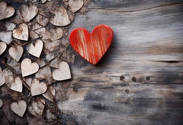 Foto de fundo do dia de São Valentim com belas formas de coração casal desenho de imagens vetoriais