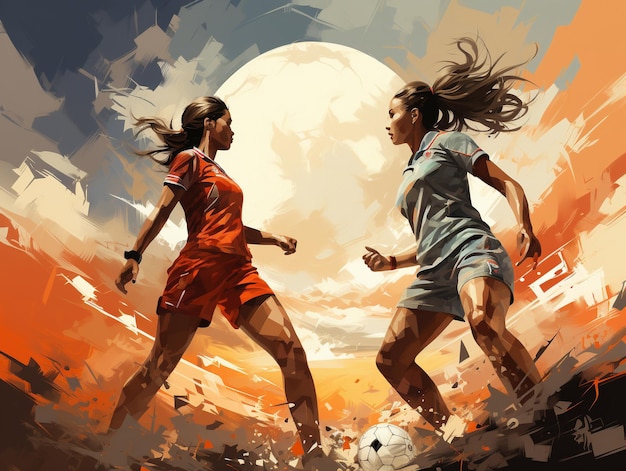 Foto de futebol feminino