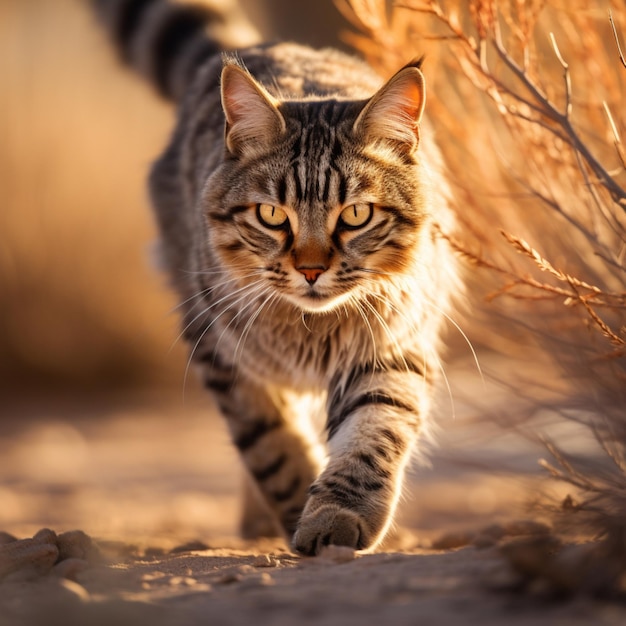 Foto foto de gato tiro completo de alta qualidade hdr 16k ultra hd selvagem