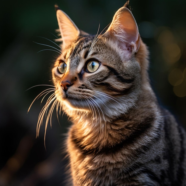 foto de gato tiro completo de alta qualidade hdr 16k ultra hd selvagem