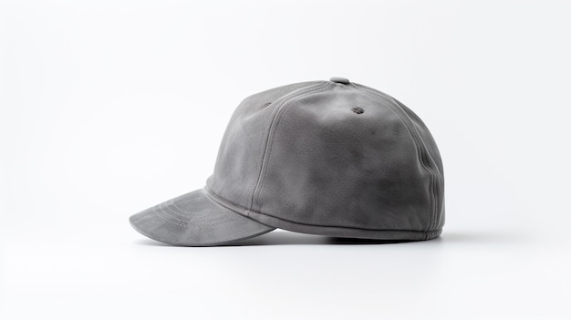 Foto de Gray Military Cap isolado em fundo branco