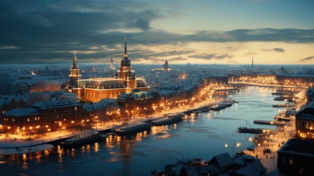 foto de helsinque cinematográfica altamente detalhada