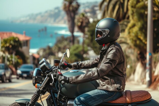 Foto foto de homens a andar de motocicleta