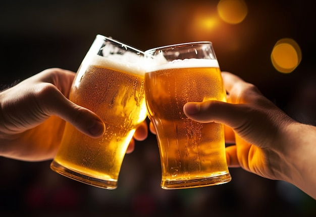 Foto de jovens bebendo álcool de cerveja