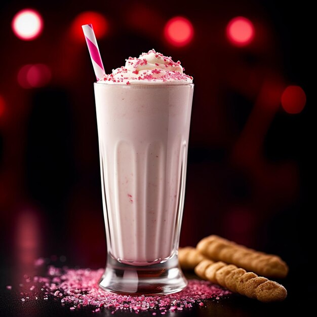 Foto foto de milkshake frio de verão