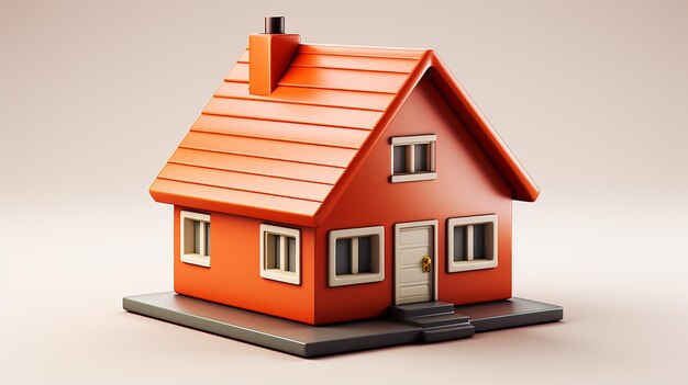 Foto de modelo de casa em 3D