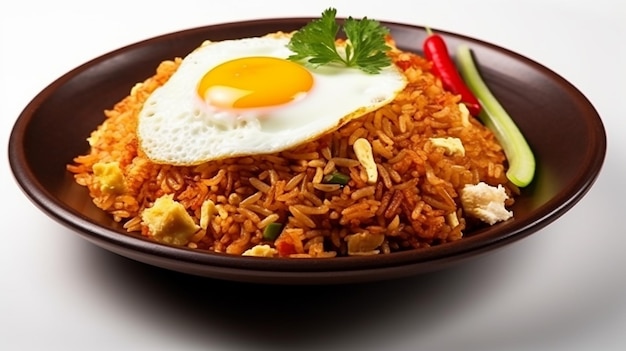 Foto de nasi goreng saudável