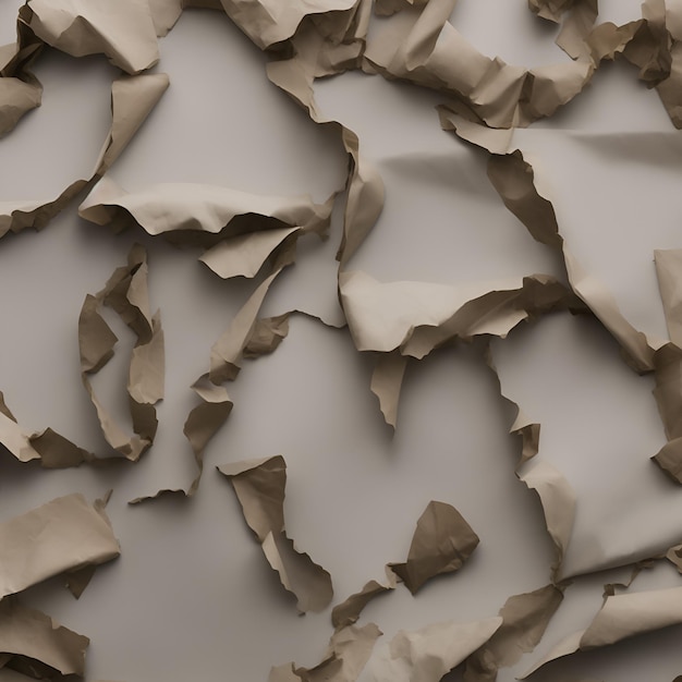 Foto de pedaços de papel rasgados espalhados pelo chão