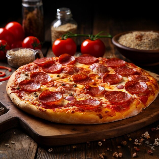 Foto foto de pepperoni pizza queijo pizza comida pizza pizza pepperoni mozzarella mozzarela queijo