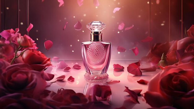 Foto de perfume elegante