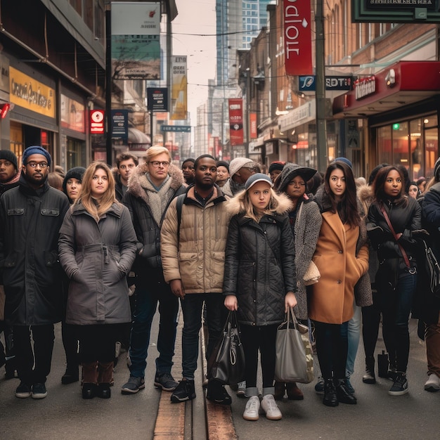 Foto de pessoas em Toronto