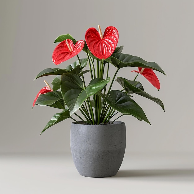 Foto de plantas de interior em fundo branco isolado