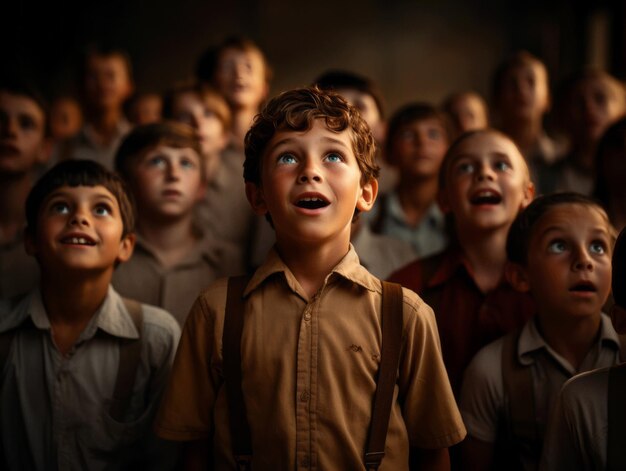 foto de pose dinâmica emocional garoto brasileiro na escola