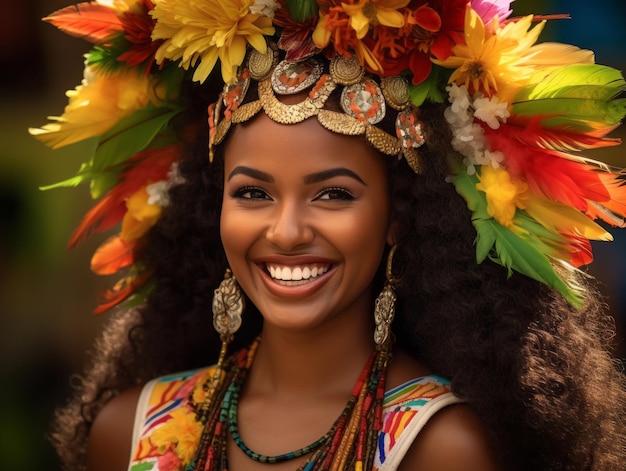 foto de pose dinâmica emocional mulher brasileira no outono