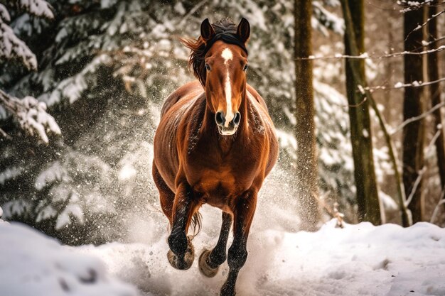 foto de queda de neve