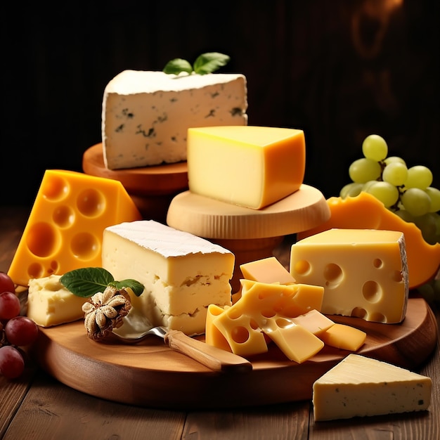 Foto de queijo delicioso closeup