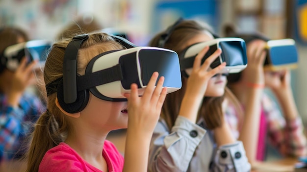 Foto foto de realidade virtual na educação moderna uma mudança de jogo