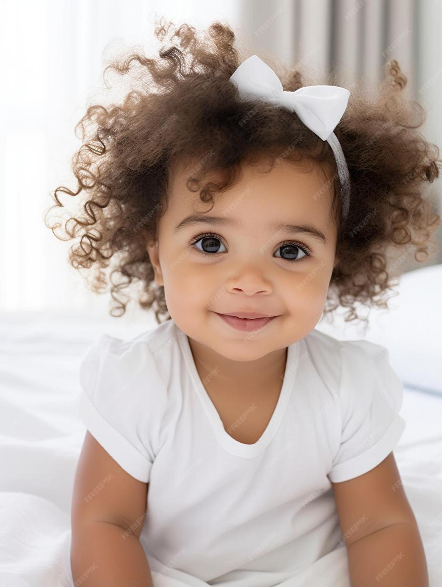 Foto de retrato de cabelo cacheado masculino infantil suíço