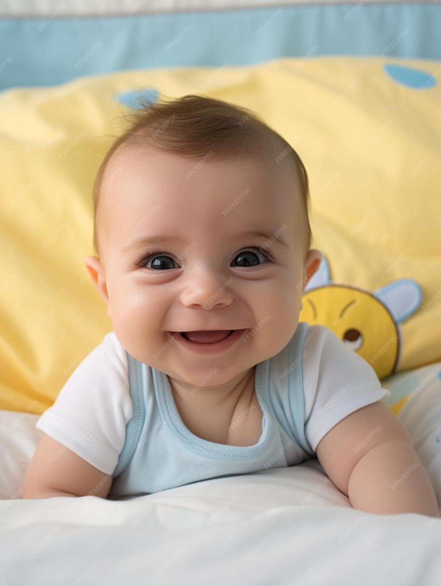 Foto de retrato de cabelo cacheado masculino infantil libanês