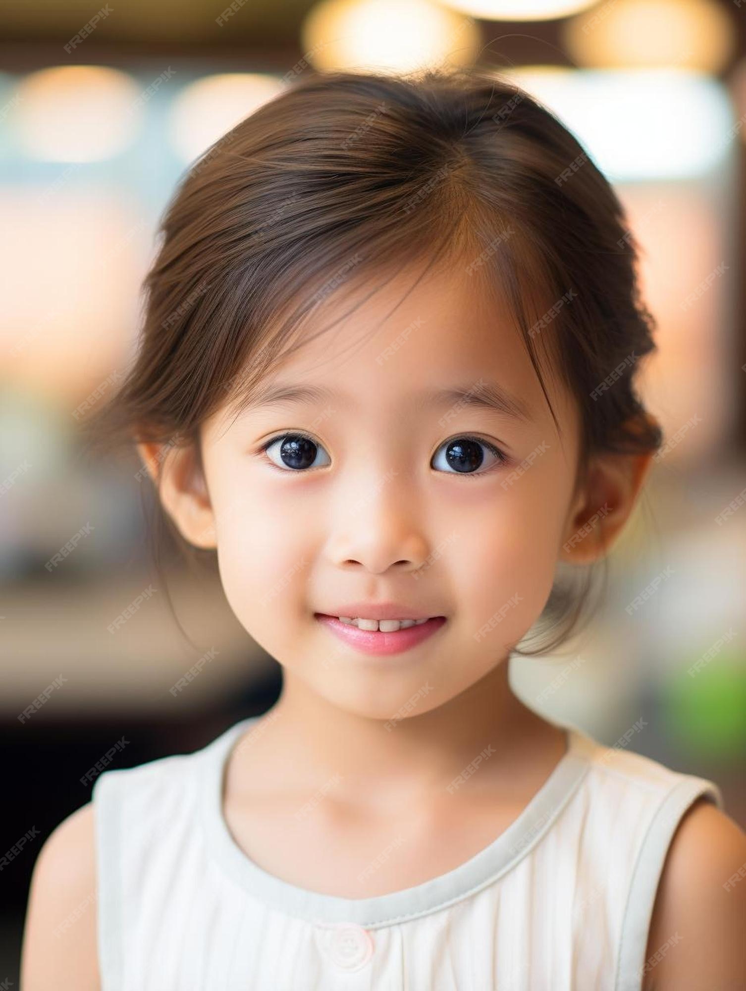 Foto de retrato de cabelo liso masculino infantil de singapura