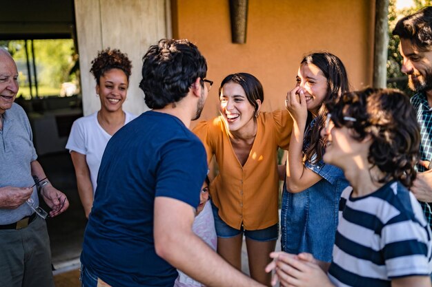 Foto de reunião de família