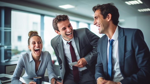 Foto de reunião de negócios e pessoas fazendo e discutindo