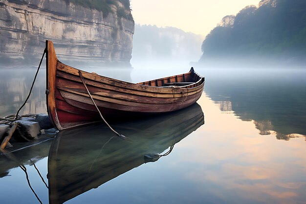 Foto de Serenity do rio Dordogne no campo francês