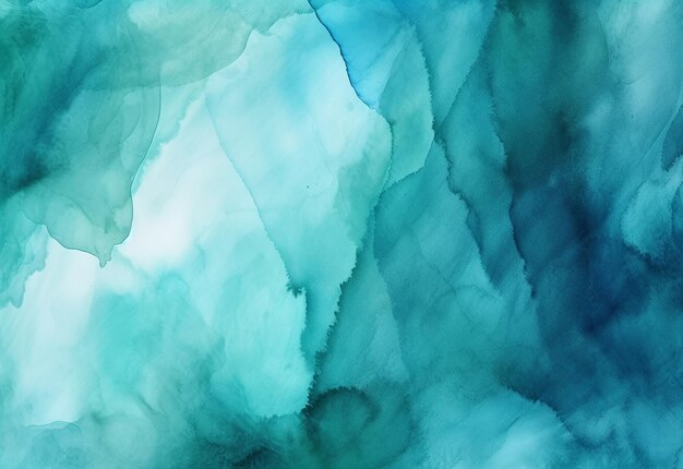 Foto foto de teal bleu gree mistura abstrata de textura de gradiente de aquarela e design de fundo