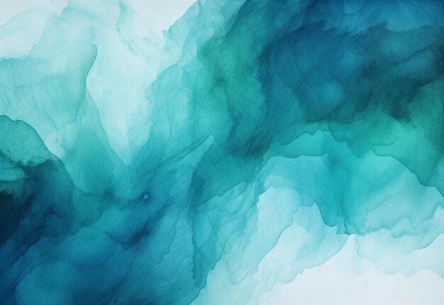 Foto foto de teal bleu gree mistura abstrata de textura de gradiente de aquarela e design de fundo