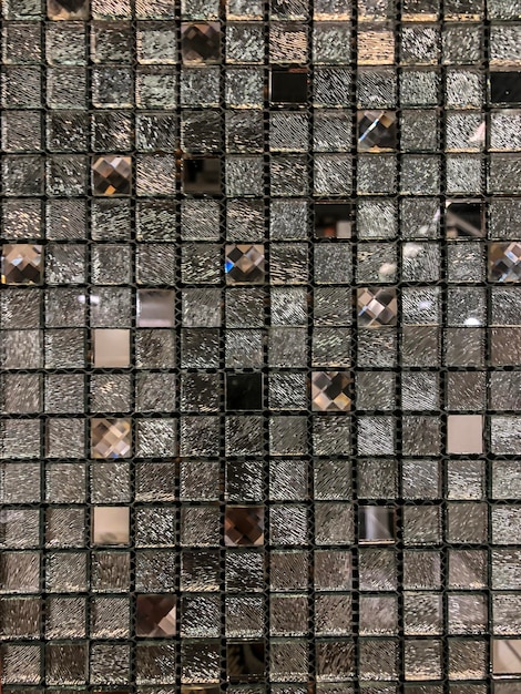 foto de telhas de cerâmica mosaico closeup