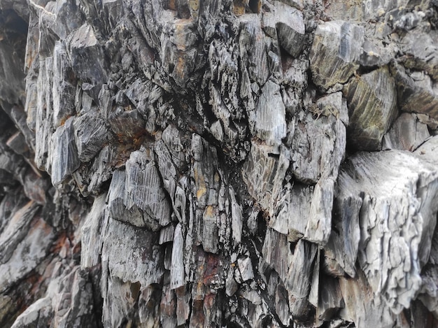 Foto de textura geodésica Textura de rochas naturais de terra e pedra projeto em branco