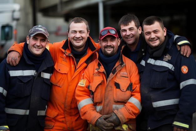 Foto de trabalhadores industriais