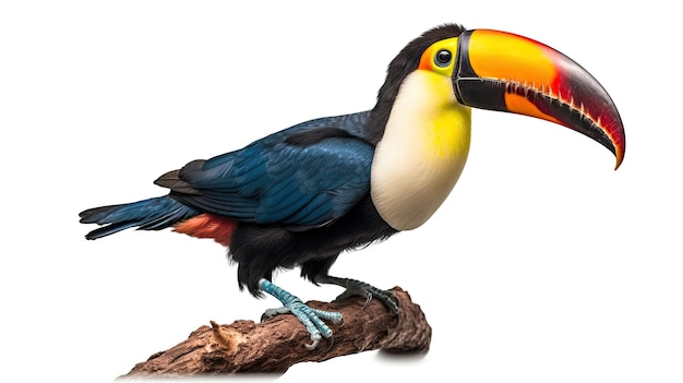 Foto de tucano exótico ilustração realista generativa ai