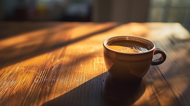 Foto de um Aroma de Espresso Ritual da Manhã Despertando o Dia