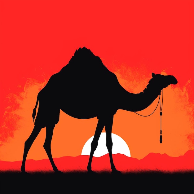 Foto de um camelo.