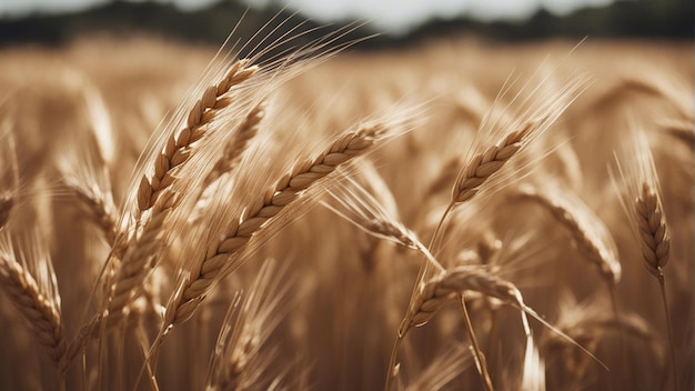 foto de um campo de trigo