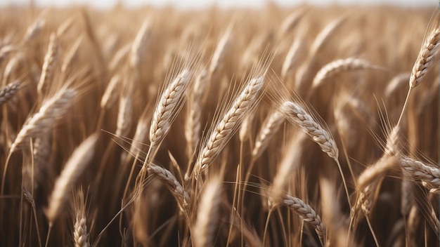 foto de um campo de trigo