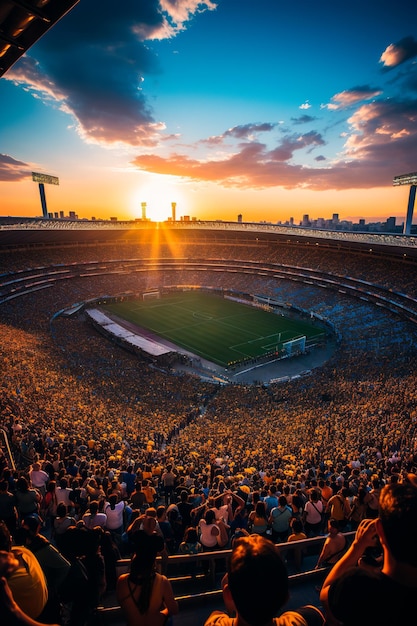 Foto foto de um estádio de futebol