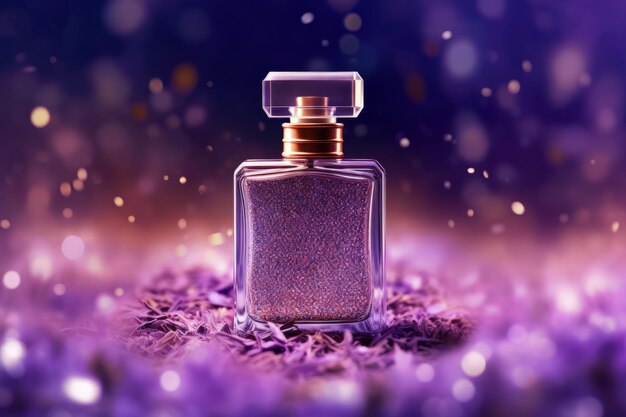 Foto de um frasco de perfume de luxo