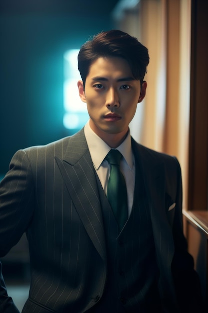 Foto de um homem coreano