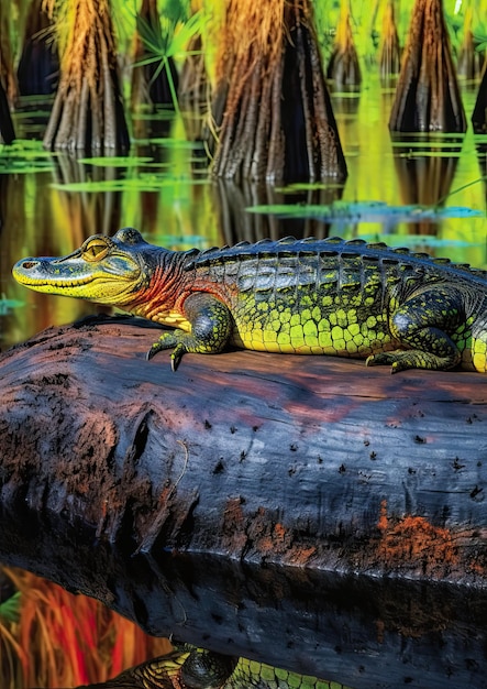 foto de um jacaré