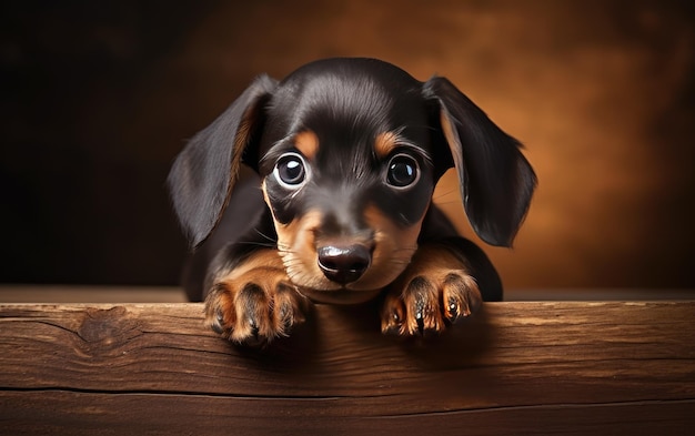 Foto de um lindo Dachshund Generative AI