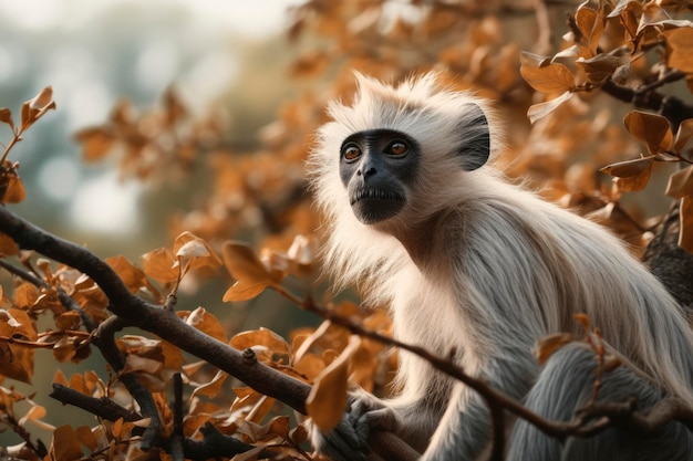 Foto de um macaco